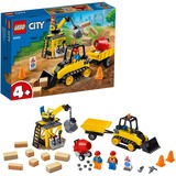 LEGO City Byggeplads med bulldozer, Bygge legetøj Byggesæt, Dreng/Pige, 4 År, 126 stk, 350 g