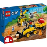 LEGO City Byggeplads med bulldozer, Bygge legetøj Byggesæt, Dreng/Pige, 4 År, 126 stk, 350 g