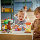 LEGO DUPLO Bluey Pizza-søstre med Muffin og Bluey, Bygge legetøj 