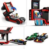 LEGO F1®-lastbil med RB20 og AMR24 F1®-biler, Bygge legetøj Byggesæt, 8 År, Plast, 1086 stk, 1,76 kg