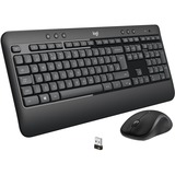 Advanced MK540 tastatur Mus inkluderet USB QWERTY Hollandsk Sort, Hvid, Desktop sæt
