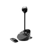Logitech BCC950 Sort 1920 x 1080 pixel 30 fps, Webcam Sort, Fuld HD, 1920 x 1080 pixel, 30 fps, 78°, 1,2x, Sort