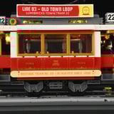 Lumibricks Historisk sporvogn og station, Bygge legetøj 