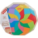 Mattel Fisher-Price-Mandalapuslespil af træ 41 stk, Andet, 3 År