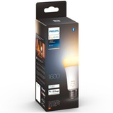 Philips Hue A67 - E27 pære - 1600 - 1-pak, LED-lampe Philips Hue White ambiance A67 - E27 pære - 1600 - 1-pak, Smart pære, Bluetooth, Hvid, LED, E27, A67