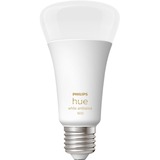 Philips Hue A67 - E27 pærer - 1600lm - 1-pak, LED-lampe Philips Hue White ambiance A67 - E27 pærer - 1600lm - 1-pak, Smart pære, Hvid, Bluetooth/Zigbee, LED, E27, Cool dagslys, Varm hvid