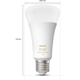 Philips Hue A67 - E27 pærer - 1600lm - 1-pak, LED-lampe Philips Hue White ambiance A67 - E27 pærer - 1600lm - 1-pak, Smart pære, Hvid, Bluetooth/Zigbee, LED, E27, Cool dagslys, Varm hvid