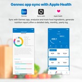 Renpho Calibra 1L, Køkkenvægt Sort