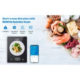 Renpho PEU-R-T001-BK, Køkkenvægt Sort