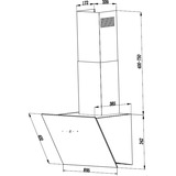 Respekta CH 24090 SAM, Emhætte Sort