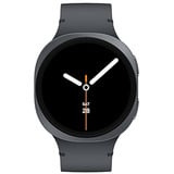 Samsung Galaxy Watch 8 3,81 cm (1.5") AMOLED 44 mm Digital 480 x 480 pixel Berøringsskærm Grafit Wi-Fi GPS (satellit), SmartWatch mørk grå, 3,81 cm (1.5"), AMOLED, Berøringsskærm, 32 GB, GPS (satellit), 34 g