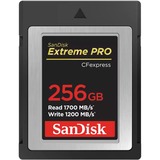 SanDisk SDCFE-256G-GN4NN hukommelseskort 256 GB CFexpress 256 GB, CFexpress, 1700 MB/s, 1200 MB/s, Sort