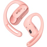Shokz OpenFit Air Headset Trådløs Ørekrog Opkald/Musik/Sport/Hverdag Bluetooth Lyserød, Hovedtelefoner Pink, Trådløs, Opkald/Musik/Sport/Hverdag, 50 - 16000 Hz, 174 g, Headset, Lyserød