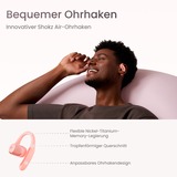 Shokz OpenFit Air Headset Trådløs Ørekrog Opkald/Musik/Sport/Hverdag Bluetooth Lyserød, Hovedtelefoner Pink, Trådløs, Opkald/Musik/Sport/Hverdag, 50 - 16000 Hz, 174 g, Headset, Lyserød