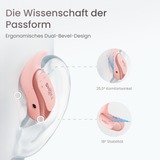 Shokz OpenFit Air Headset Trådløs Ørekrog Opkald/Musik/Sport/Hverdag Bluetooth Lyserød, Hovedtelefoner Pink, Trådløs, Opkald/Musik/Sport/Hverdag, 50 - 16000 Hz, 174 g, Headset, Lyserød