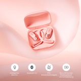 Shokz OpenFit Air Headset Trådløs Ørekrog Opkald/Musik/Sport/Hverdag Bluetooth Rose, Hovedtelefoner Pink, Trådløs, Opkald/Musik/Sport/Hverdag, 50 - 16000 Hz, Headset, Rose