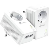 TP-Link TL-PA7027P KIT trådløs router, PowerLAN Hvid, TP-LINK TL-PA7027P KIT