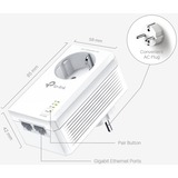 TP-Link TL-PA7027P KIT trådløs router, PowerLAN Hvid, TP-LINK TL-PA7027P KIT