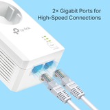TP-Link TL-PA7027P KIT trådløs router, PowerLAN Hvid, TP-LINK TL-PA7027P KIT