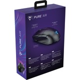 Turtle Beach Pure Air mus Spil Højre hånd RF trådløs + Bluetooth Optisk 26000 dpi, Gaming mus Sort, Højre hånd, Optisk, RF trådløs + Bluetooth, 26000 dpi, Sort, Gennemsigtig