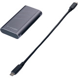 Verbatim TurboMetal SSD USB4 2TB USB Type-C USB4 Gen 2x2 Sølv, Solid state-drev 2 TB, USB Type-C, USB4 Gen 2x2, 3700 MB/s, 40 Gbit/sek., Sølv