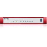 Zyxel USGFLEX50HP-EU0101F firewall (hardware) 0,35 Gbit/sek. 0,35 Gbit/sek., 0,09 Gbit/sek., 40,92 BUT/t, 15 bruger(e), 655130 t, 3DES, 256-bit AES, DES, HTTPS, IPSec, MD5, SHA-1, SHA-2
