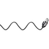 goobay Ethernet-adapterkabel USB-C 3.2 Gen2 > RJ-45, Slim Sort/grå