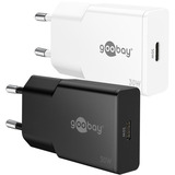 goobay USB-C PD GaN Hurtigoplader Slim (30 W) Hvid