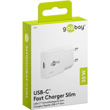 goobay USB-C PD GaN Hurtigoplader Slim (30 W) Hvid