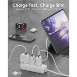 goobay USB-C PD GaN Hurtigoplader Slim (30 W) Hvid