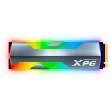 ADATA SPECTRIX S20G M.2 1000 GB PCI Express 3.0 3D NAND NVMe, Solid state-drev aluminium, 1000 GB, M.2, 2500 MB/s