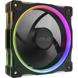 ASUS Prime MR120 Fan ARGB Reverse Black Computerkabinet Ventilator 12 cm Sort, Sag fan Sort, Ventilator, 12 cm, Sort