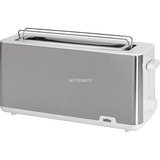 Braun Brødrister rustfrit stål/Hvid
