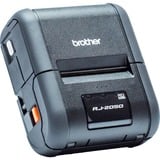 Brother RJ-2050 POS printer 203 x 203 dpi Kabel & trådløs Direkte termisk Mobil printer, Kvitterings printer Sort, Direkte termisk, Mobil printer, 203 x 203 dpi, 6 tomme/sek., 152 mm/sek., 4 cm