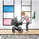 Corolle Cybex 3in1 Pram Dukke klapvogn, Dukkevogne grå, Dukke klapvogn, 3 År, 3,34 kg