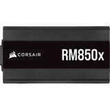 Corsair RM850x enhed til strømforsyning 850 W 24-pin ATX ATX Sort, PC strømforsyning Sort, 850 W, 100 - 240 V, 47 - 63 Hz, 5 - 10 A, 150 W, 849,6 W