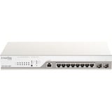 D-Link DBS-2000-10MP netværksswitch Administreret L2 Gigabit Ethernet (10/100/1000) Strøm over Ethernet (PoE) Grå Administreret, L2, Gigabit Ethernet (10/100/1000), Strøm over Ethernet (PoE), Stativ-montering