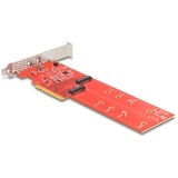 DeLOCK PCI Express x8 kort til 2x intern NVMe M.2 Key M 110 mm, Interface card 
