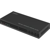 Digitus 4K HDMI videovæg-controller, 4 skærme, HDMI splitter Sort