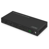 Digitus 4K HDMI videovæg-controller, 4 skærme, HDMI splitter Sort