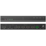 Digitus 4K HDMI videovæg-controller, 4 skærme, HDMI splitter Sort