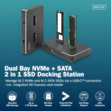Digitus DA-71546-1, Docking station Sort