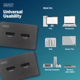 Digitus Dual M.2 NVM SSD dockingstation, Docking station Sort