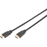 Digitus HDMI Premium High Speed tilslutningskabel, med Ethernet, UHD 4K Sort