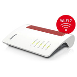 FRITZ! FRITZ!Box 7690, Router Box 7690, Wi-Fi 7 (802.11be), Dual-band (2,4 GHz / 5 GHz), Ethernet LAN, VDSL, Hvid, Bordplade router