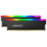 GIGABYTE AORUS RGB hukommelsesmodul 16 GB 2 x 8 GB DDR4 3333 Mhz Sort, 16 GB, 2 x 8 GB, DDR4, 3333 Mhz, 288-pin DIMM