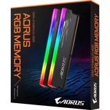 GIGABYTE AORUS RGB hukommelsesmodul 16 GB 2 x 8 GB DDR4 3333 Mhz Sort, 16 GB, 2 x 8 GB, DDR4, 3333 Mhz, 288-pin DIMM