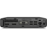 HP Elitedesk 800 G5 DM Generalüberholt, Mini-PC Sort/Sølv