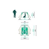 Jack Wolfskin Kuppelzelt STRATOS LITE III, Telt Grøn