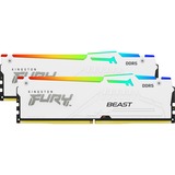 Kingston FURY DIMM 32 GB DDR5-6000 (2x 16 GB) Dual-Kit, Hukommelse Hvid